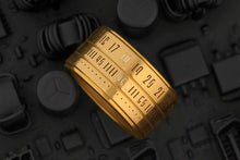 Ring Clock Native - Gold with White LEDs