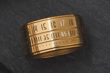 Ring Clock Native - Gold with White LEDs